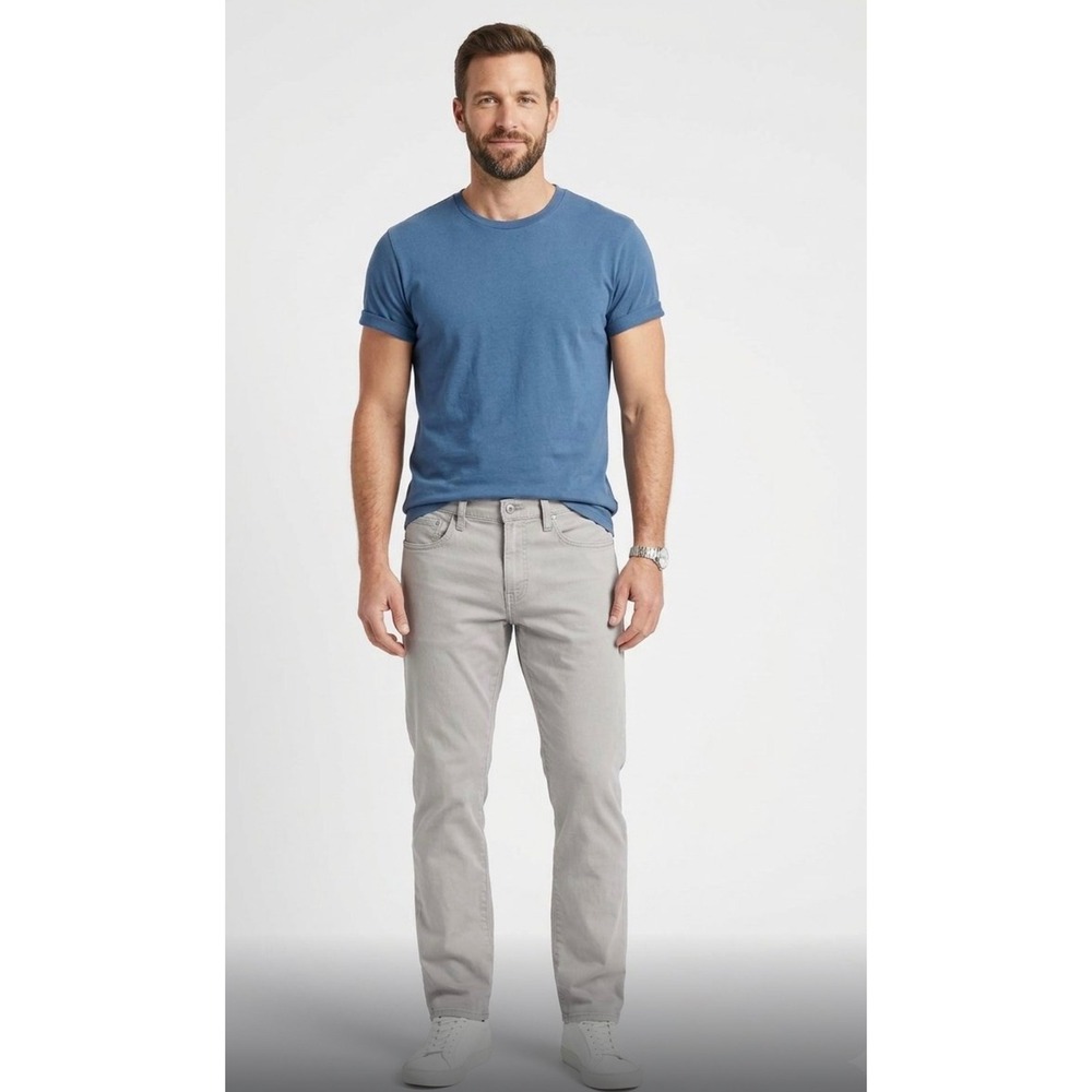 Levis 502 Regular Taper All Seasons Tech Grey Pants Mens 36x32